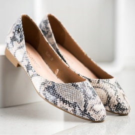 Snake Print Sergio Leone bailarinas multicolorido 2