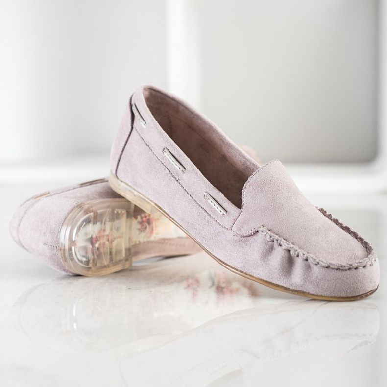 Mocassins cinza por Sergio Leone bege 1