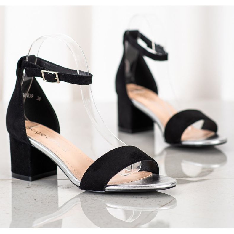 Sandálias em Bar Sergio Leone preto 1