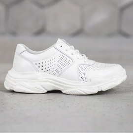 Filippo Tênis Clássicos De Couro branco 2