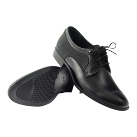 Tur Sapatos de couro masculino clássico 296 preto 3