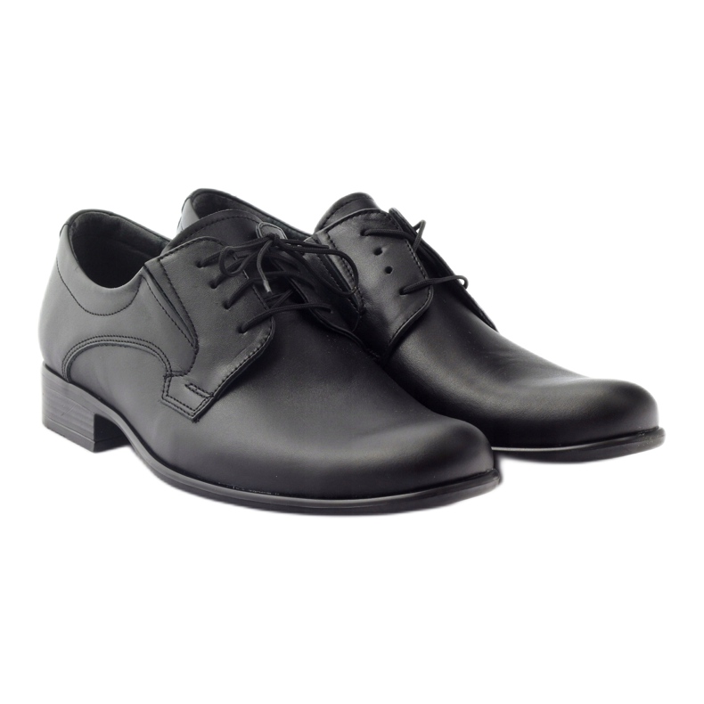 Sapatos masculinos clássicos TUR 308 pretos 4