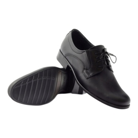 Sapatos masculinos clássicos TUR 308 pretos 3