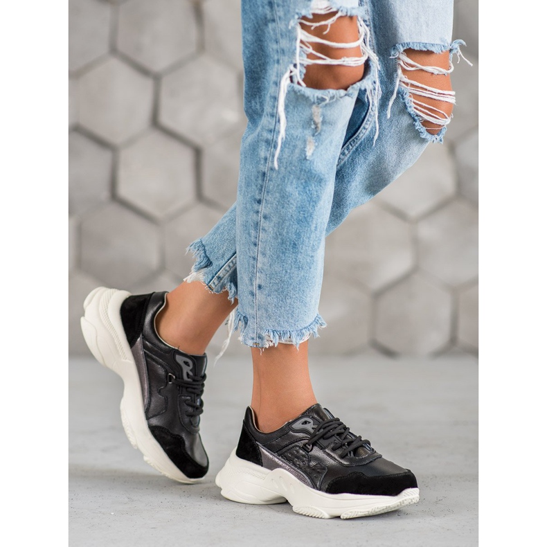 Vinceza Calçados esportivos de amarrar preto 1