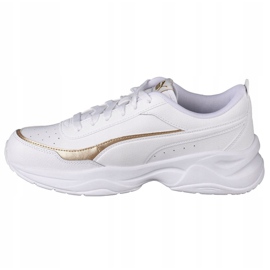 Sapatos Puma Cilia Mode Lux W 375732 02 branco dourado 1