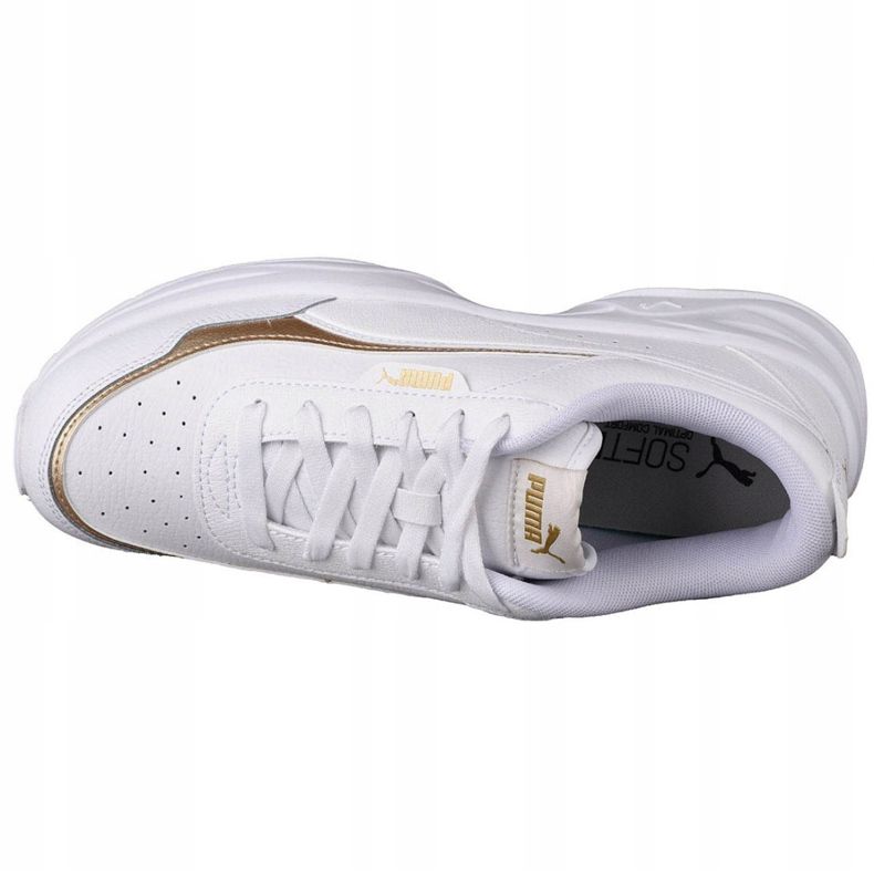 Sapatos Puma Cilia Mode Lux W 375732 02 branco dourado 2