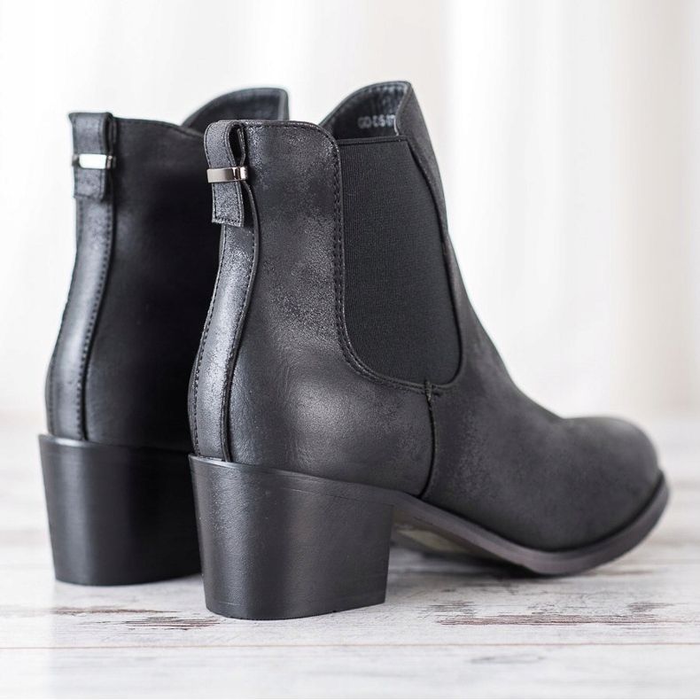 Goodin Botas chelsea confortáveis preto 1