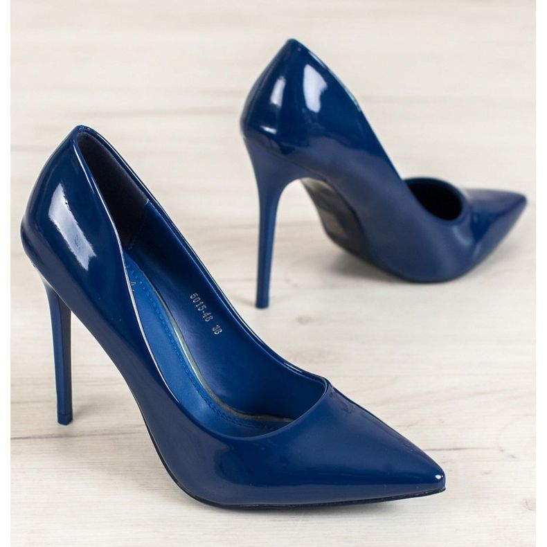 Small Swan Alfinetes envernizados azul 1