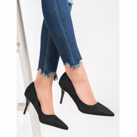 Small Swan Salto alto casual preto 1