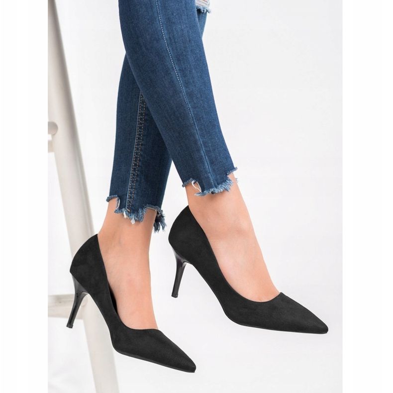 Small Swan Salto alto casual preto 1