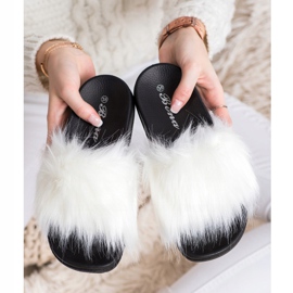 SHELOVET Chinelos elegantes branco 2