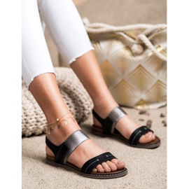 Sandálias Sergio Leone Slip-On preto 2