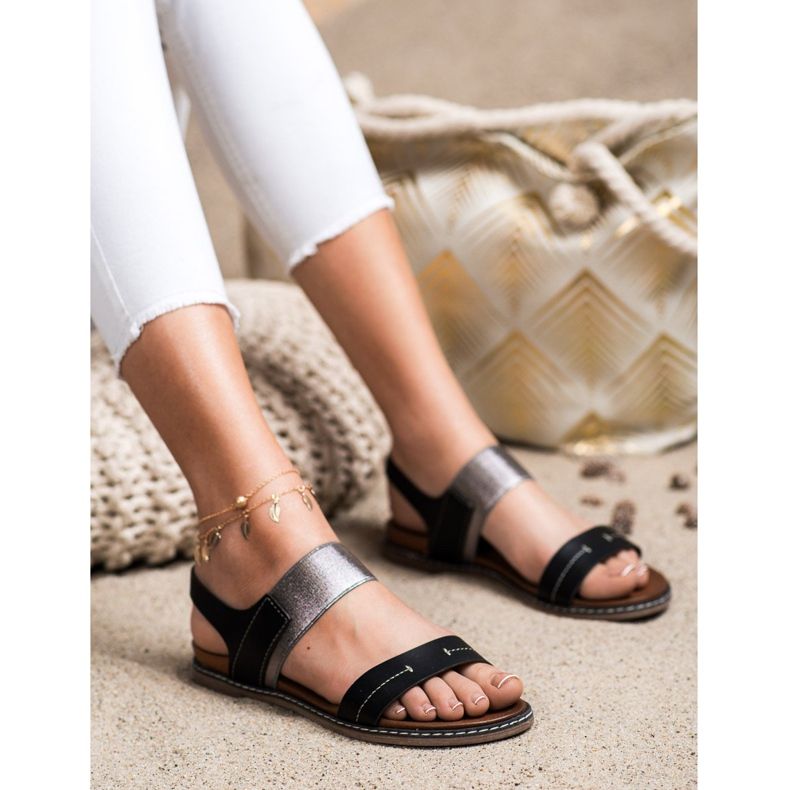 Sandálias Sergio Leone Slip-On preto 2