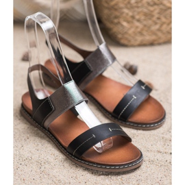 Sandálias Sergio Leone Slip-On preto 1