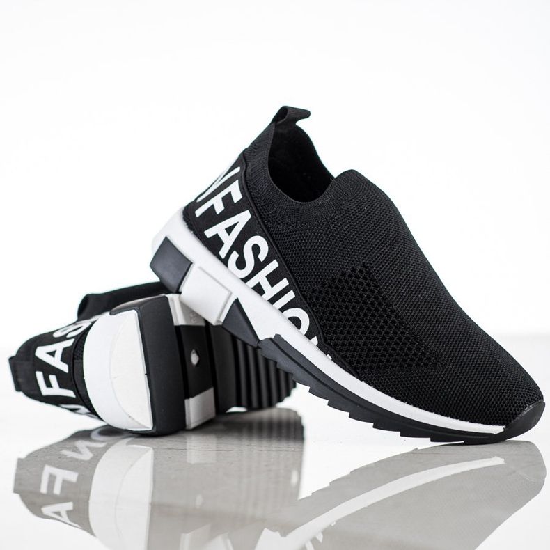 Filippo Tênis Moda Slip-On preto 1