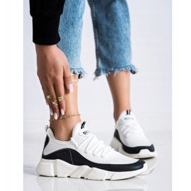 Tênis feminino Big Star FF274A052 branco preto 1