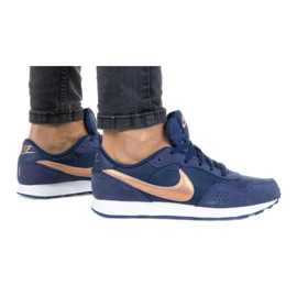 Sapato Nike Md Valiant (GS) Jr CN8558-401 azul marinho dourado 6