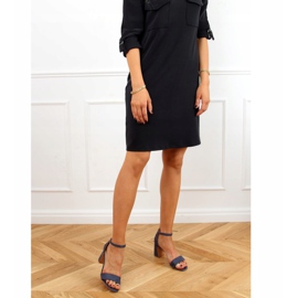 Sandálias de salto alto azuis 8741 Blue azul 1