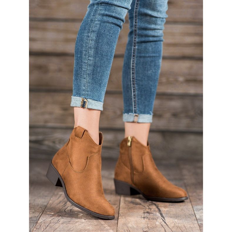 Filippo Botas de caubói de camurça castanho 2 Filippo Botas de caubói de camurça castanho 2