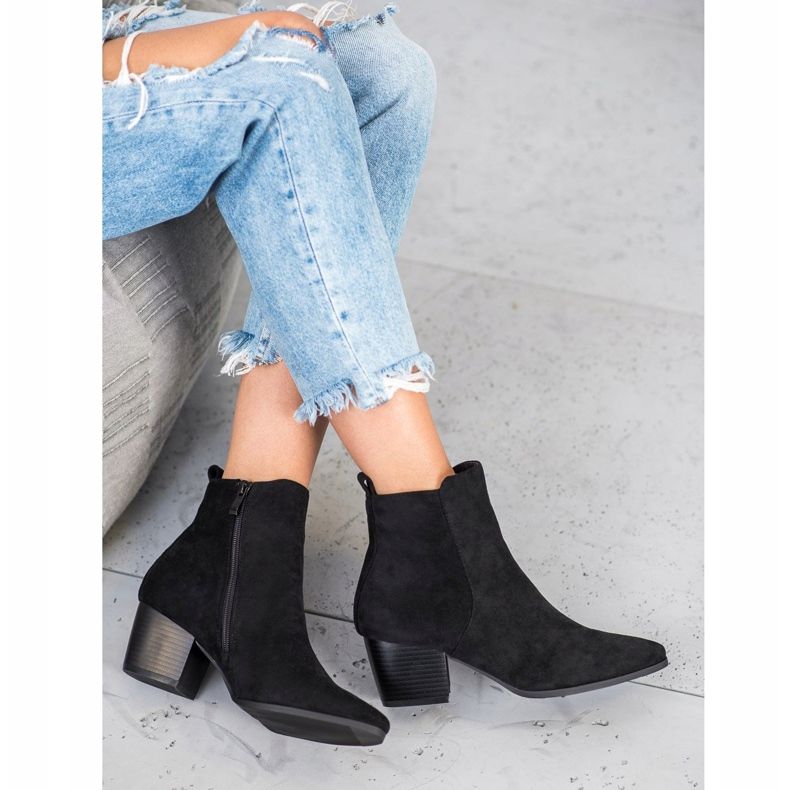 Filippo Botas elegantes no spitz preto 2