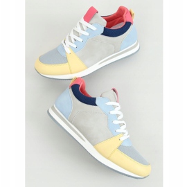 Sapatos esportivos multicoloridos B0-546 Azul 1