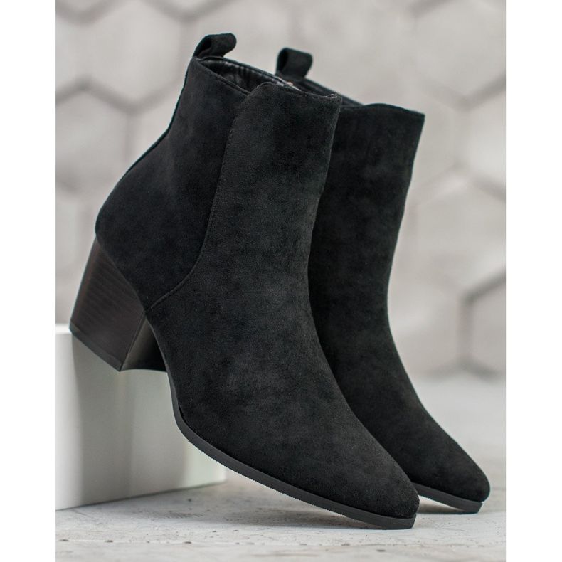 Filippo Botas elegantes no spitz preto 1