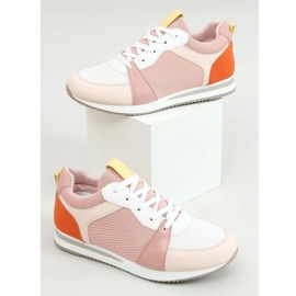 Sapatos esportivos multicoloridos B0-546 rosa 1