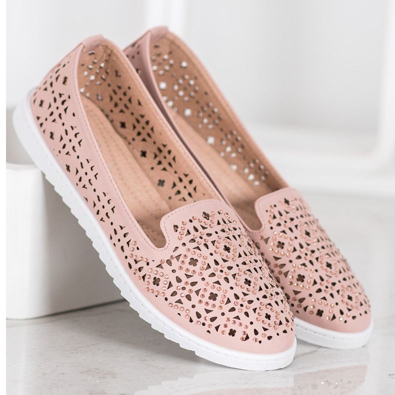 Weide Lordes com cristais rosa 2