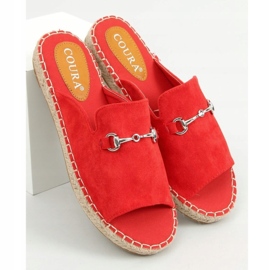 Chinelos alpercatas com fivela vermelha 8294 Vermelho 1 Chinelos alpercatas com fivela vermelha 8294 Vermelho 1
