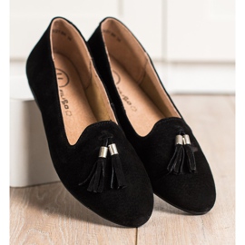 Filippo Senhores de couro com franjas preto 1 Filippo Senhores de couro com franjas preto 1