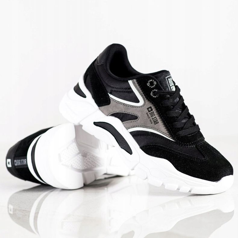 Tênis feminino Big Star HH274336 preto 1