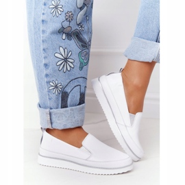 Tênis feminino slip-on branco S.Barski 2