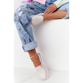 S.Barski Tênis feminino slip-on S. Barski Bege 1