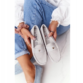 S.Barski Mocassim de camurça feminino S. Barski cinza 2