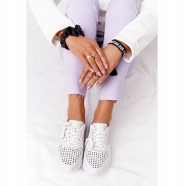 S.Barski Calçados Esportivos de Couro Aberto S. Bararski Branco 1