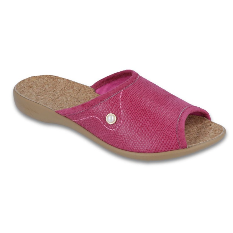 Sapatos femininos Befado pu 254D092 rosa 1