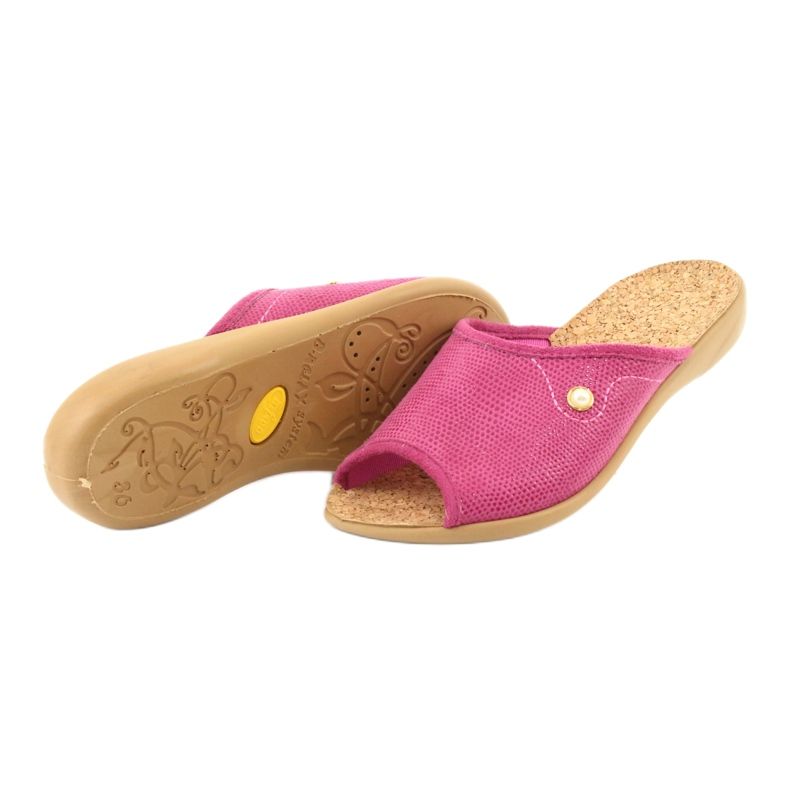 Sapatos femininos Befado pu 254D092 rosa 4