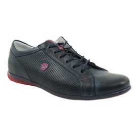 Joker Sapatos casuais masculinos 295 azul marinho vermelho azul-marinho 3