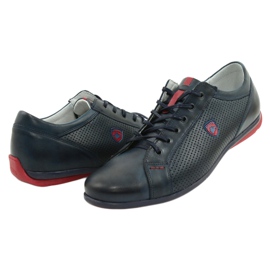 Joker Sapatos casuais masculinos 295 azul marinho vermelho azul-marinho 5