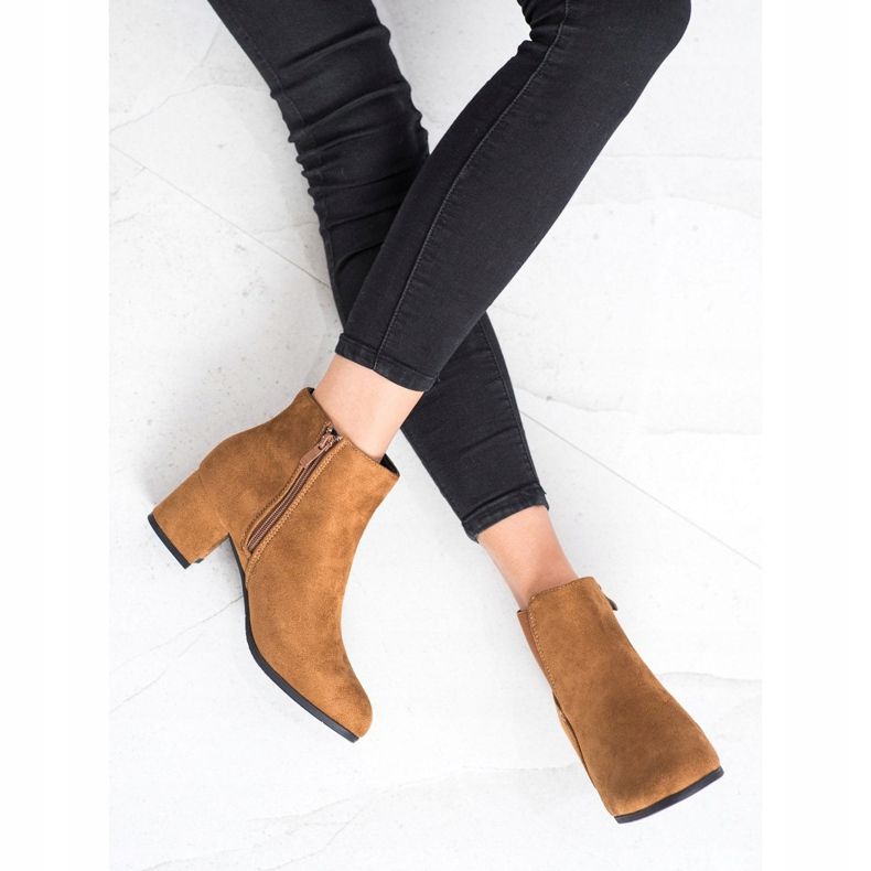 Clowse Botas de camurça clássicas castanho 2