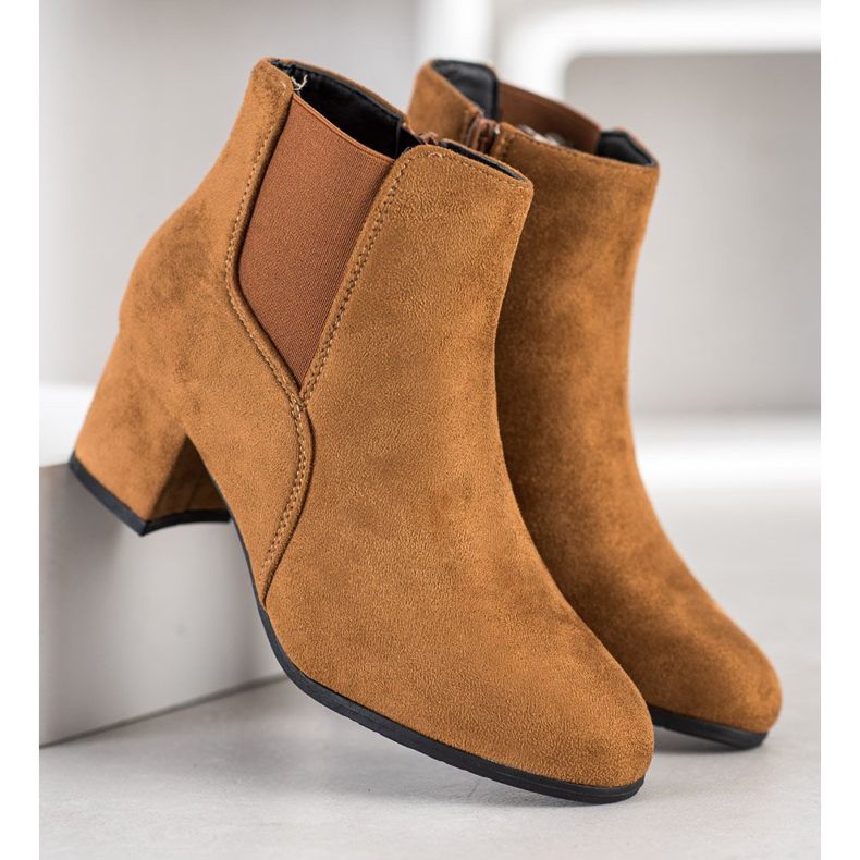 Clowse Botas de camurça clássicas marrom 1