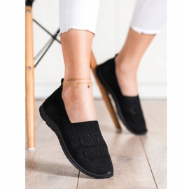 Openwork Slipony MCKEYLOR preto 1