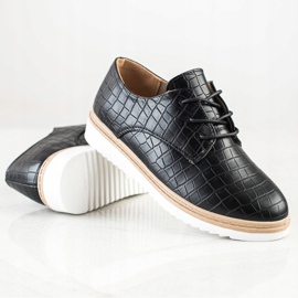 SHELOVET Sapatos Black Snake Print preto 1