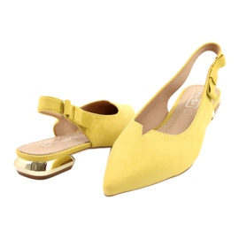 Filippo Bombas amarelas com salto aberto FIILI PPO DP2092 / 21 YL dourado 4