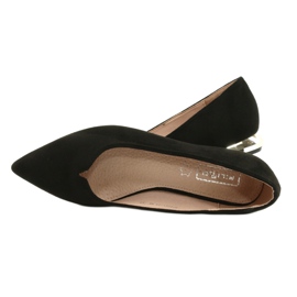 Bombas Com Salto Dourado FILIPPO DP2091 / 21 BK preto 6