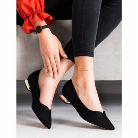 Bombas Com Salto Dourado FILIPPO DP2091 / 21 BK preto 2