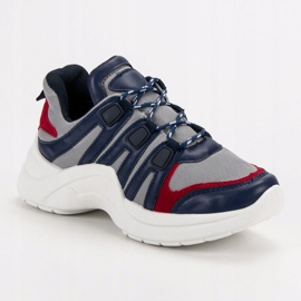 Kylie Calçados esportivos confortáveis azul 1