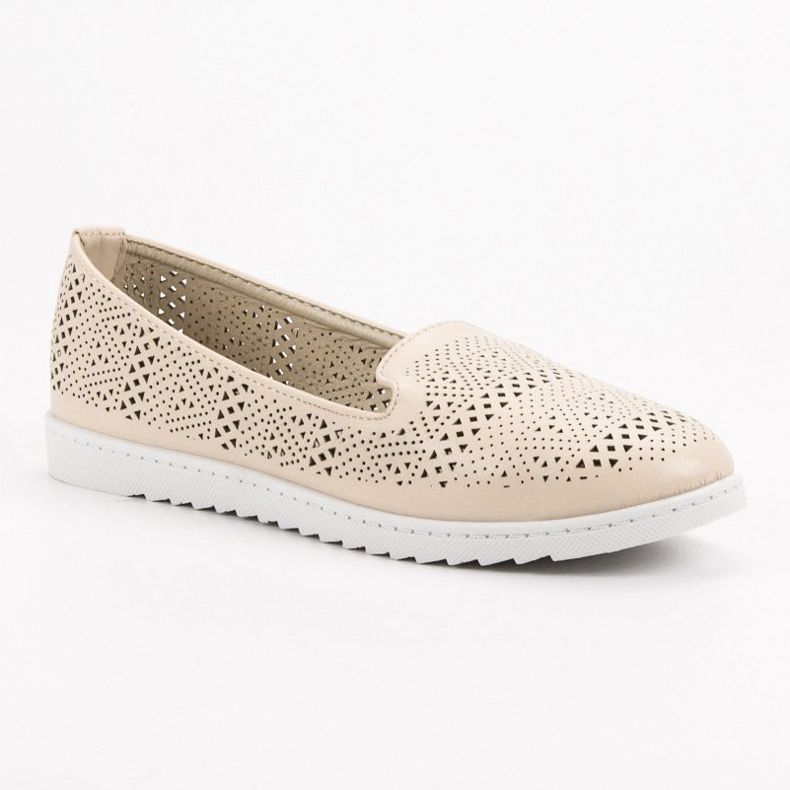 Weide Senhores Openwork bege 1