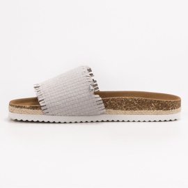 Chinelos VICES com franjas cinza 1