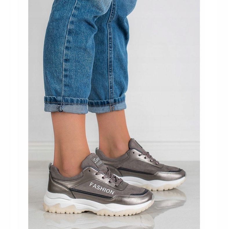 Ax Boxing Calçados esportivos da moda cinza 1